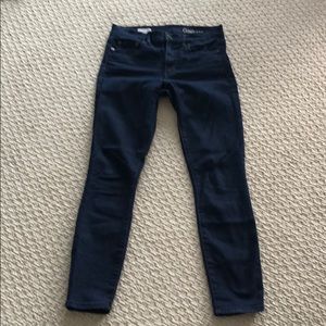Gap dark blue skinny jeans